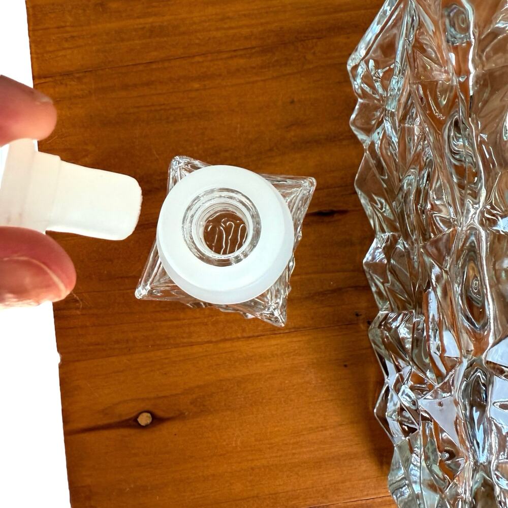 EMPTY Mi Familia Flores Tequila Plata Bottle Clear Crystal Nice For Fairy Lights - Picture 4 of 7